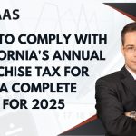 California Franchise Tax for LLCs