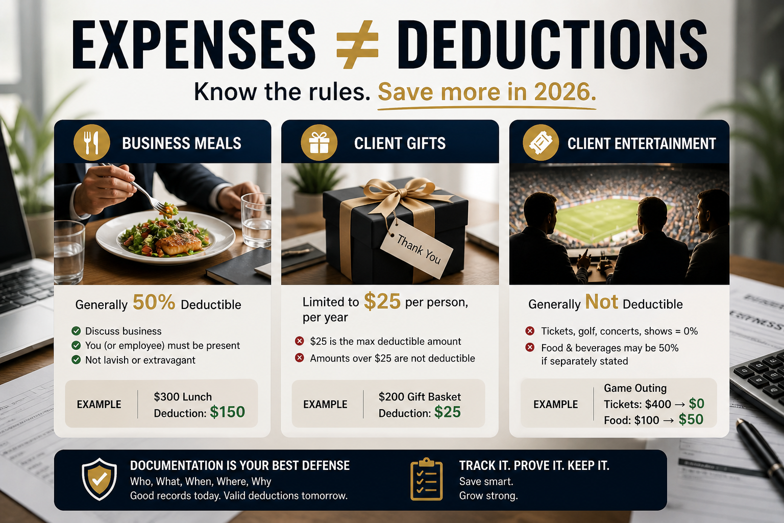 Business Meals, Gifts, and Client Entertainment